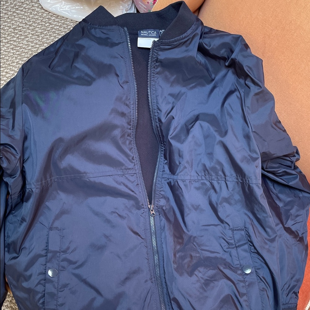 Young Teen/Men's Deep Blue Bomber Jacket